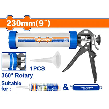 Pistolet à Silicone Aluminium 9"