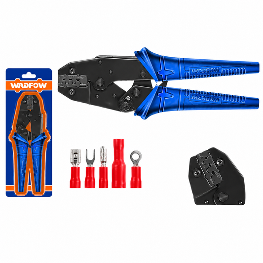 Pince à Sertir Professionnelle WADFOW WCP1609 – 0,5 à 6 mm² pour Cosses Non Isolées – Boncoin Tools Maroc