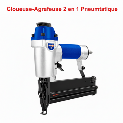 cloueuse-agrafeuse 2 en 1 pneumatique WADFOW – Boncoin Tools Maroc