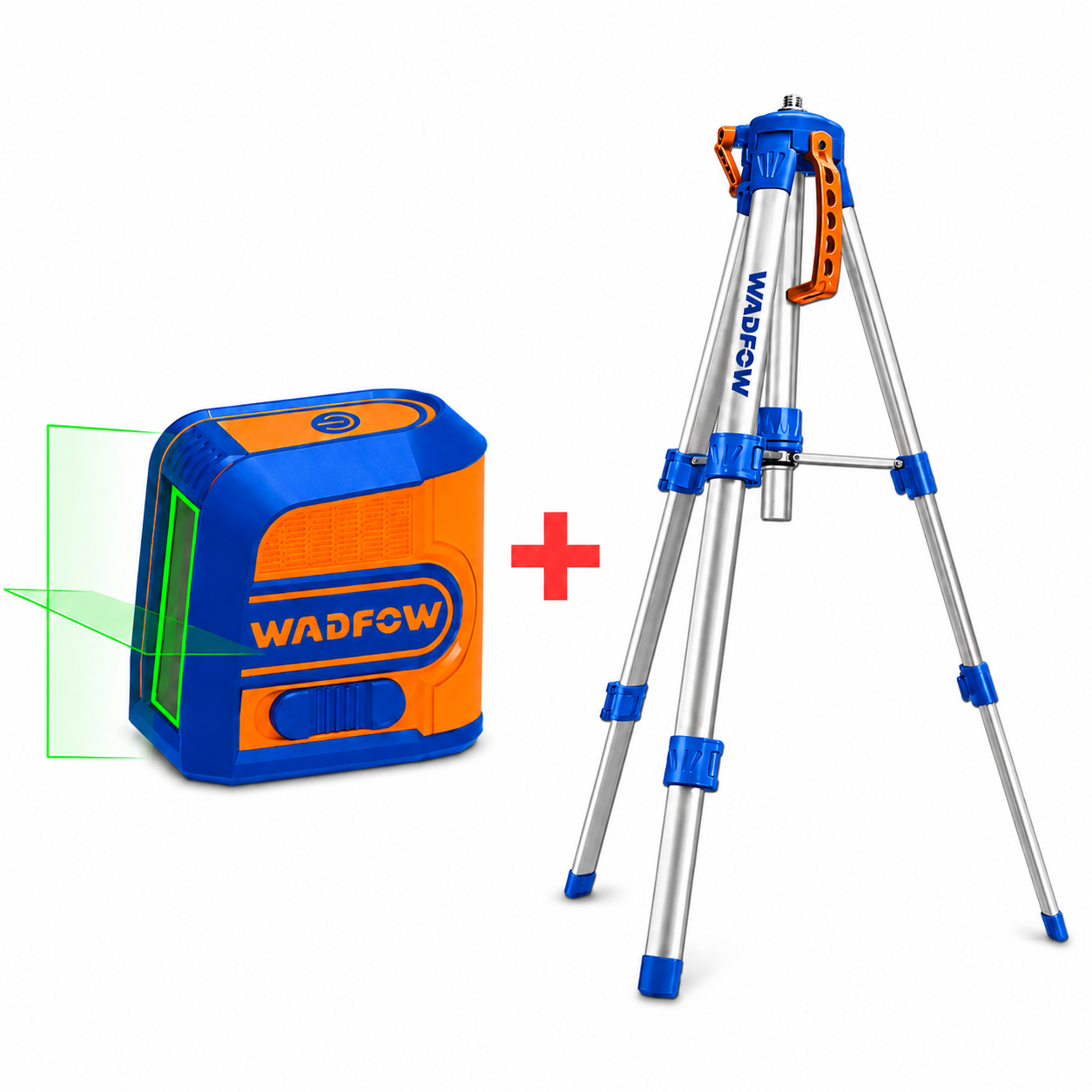 Kit Niveau Laser Auto-Nivelant à Faisceau Vert 30 m avec Trépied Réglable WADFOW – Boncoin Tools Maroc