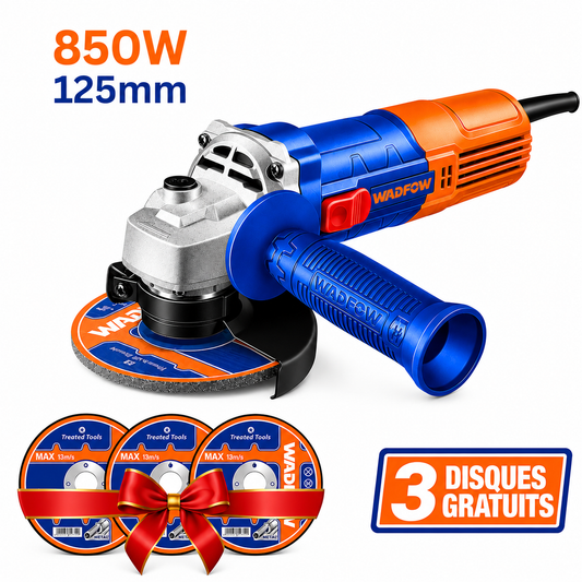 Meuleuse 850W - 125mm + CADEAU WADFOW – Boncoin Tools Maroc