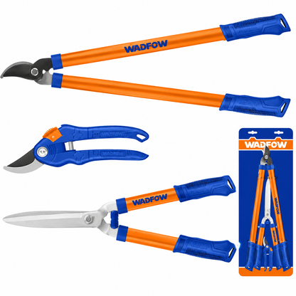 Coffret 3 cisailles de jardin – Set complet de taille WADFOW – Boncoin Tools Maroc