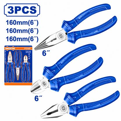 Ensemble de 3 pinces WADFOW – Boncoin Tools Maroc