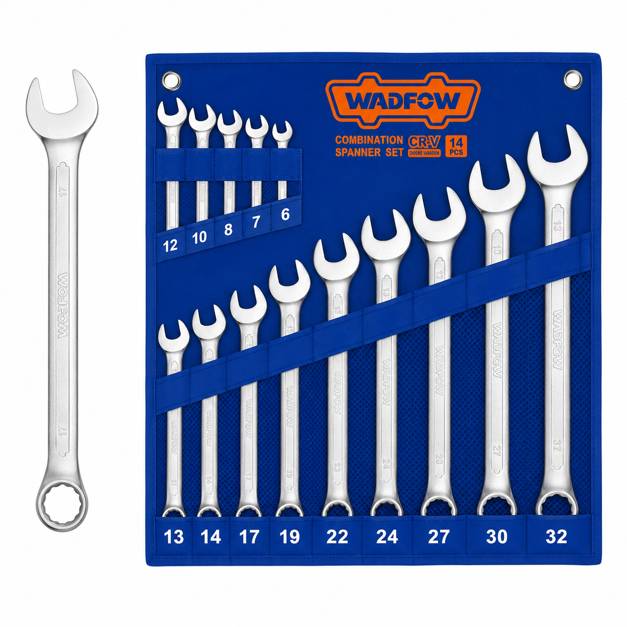 Jeu de 14 clés mixtes WADFOW – Boncoin Tools Maroc