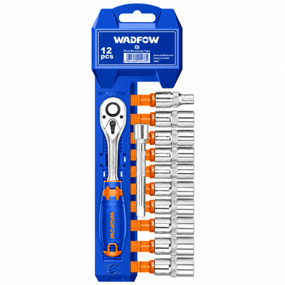 Jeu de 12 douilles 1/2" WADFOW – Boncoin Tools Maroc
