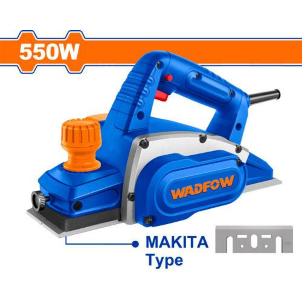 Rabot électrique 550W – 82x1mm WADFOW – Boncoin Tools Maroc