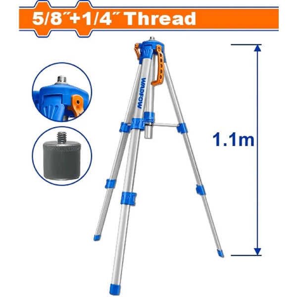 Kit Niveau Laser Auto-Nivelant à Faisceau Vert 30 m avec Trépied Réglable WADFOW – Boncoin Tools Maroc