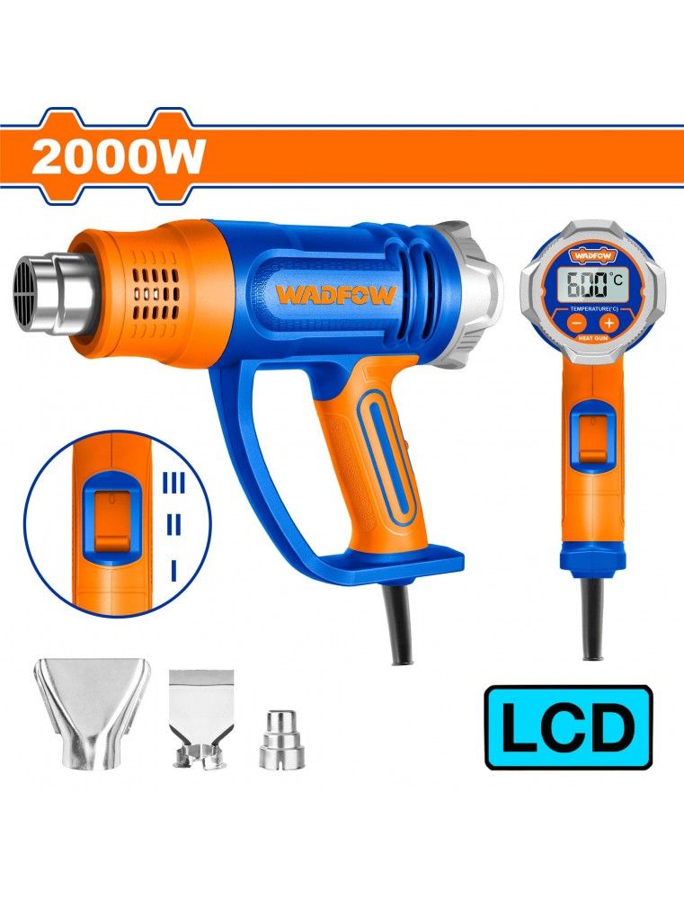 Hot Air Blower Heat Gun Blower Bottle Plastic Shrink Heater Sealer 2000W - image 2