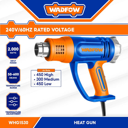 Hot Air Blower Heat Gun Blower Bottle Plastic Shrink Heater Sealer 2000W